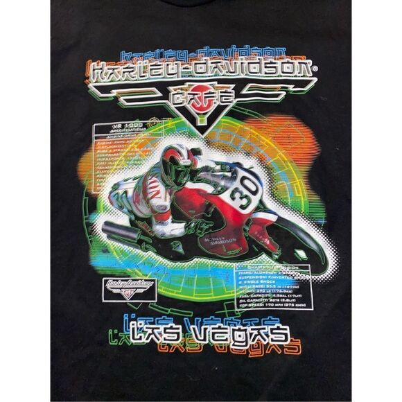 Vintage Harley Davidson Las Vegas Graphic T-Shirt - Picture 5 of 5
